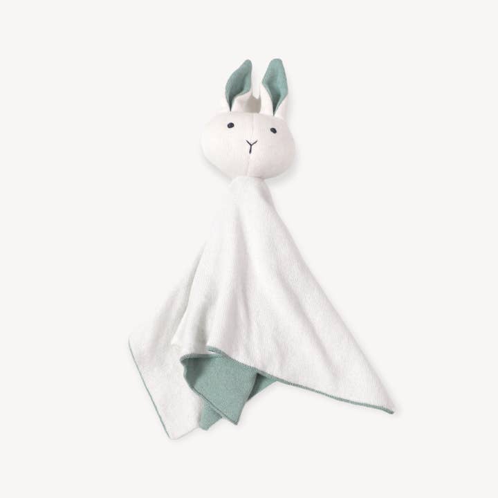 Viverano Organics - Wholesale Security/Cuddle Blanket - Baby - Bunny -Organic Baby Lovey Security Knit Blanket Cuddle Cloth
