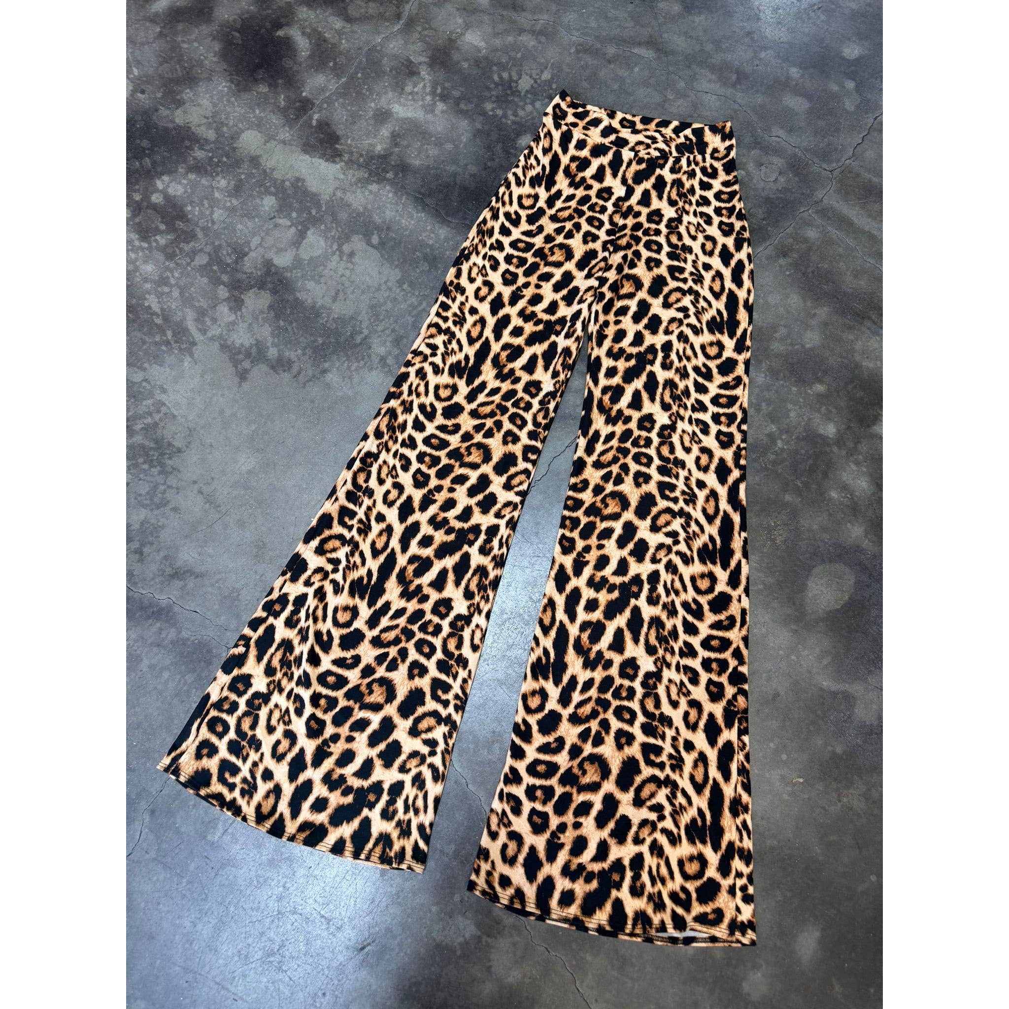 WILDLY ELEGANT LEOPARD PANTS for wholesale on Faire2