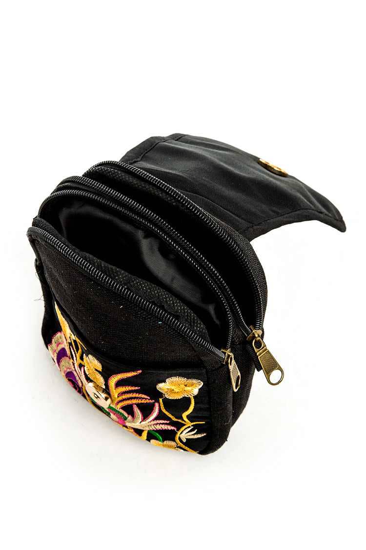 LA Jewelry Plaza - Venta al por mayor Bandolera - Mujer - Conjunto de Bolsos Bandolera con Flores Bordadas de Arte Popular3