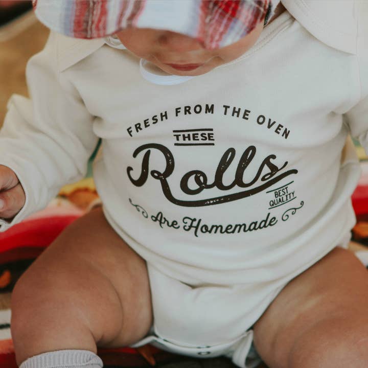 Cuddle Sleep Dream - Wholesale Bodysuit (Non-Footed) - Baby - These Rolls are Homemade | Baby Bodysuit Funny Thanksgiving6