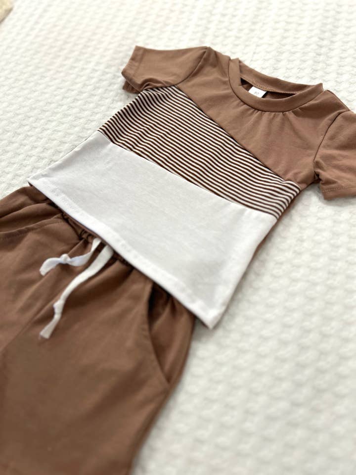 Ginger Baby Co - Wholesale Clothing Set - Baby - Brown Spring Set (Clearance)