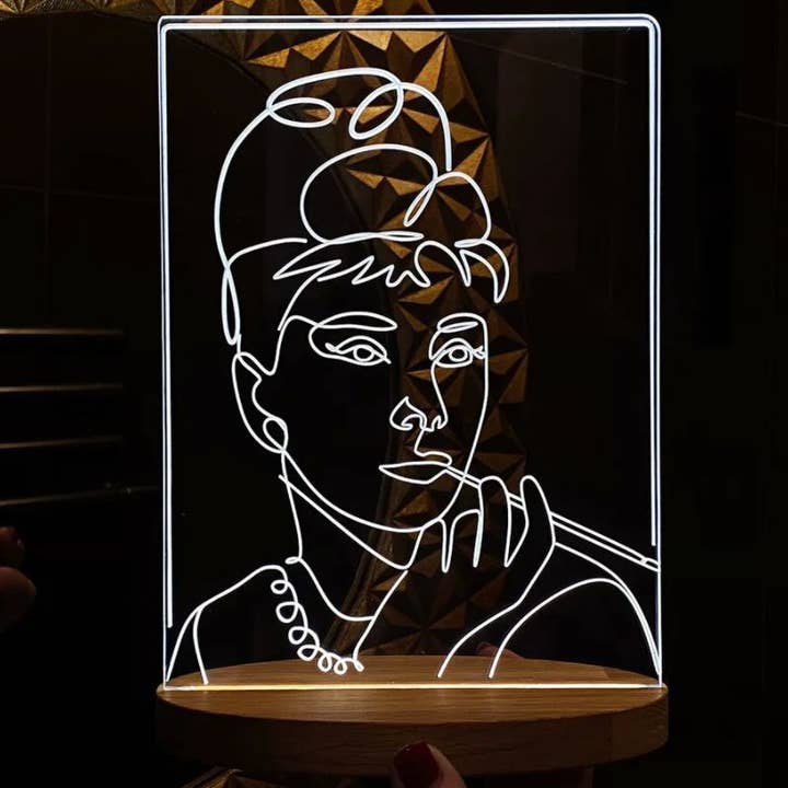 Audrey Hepburn Neon Sign for wholesale by Aoos Custom