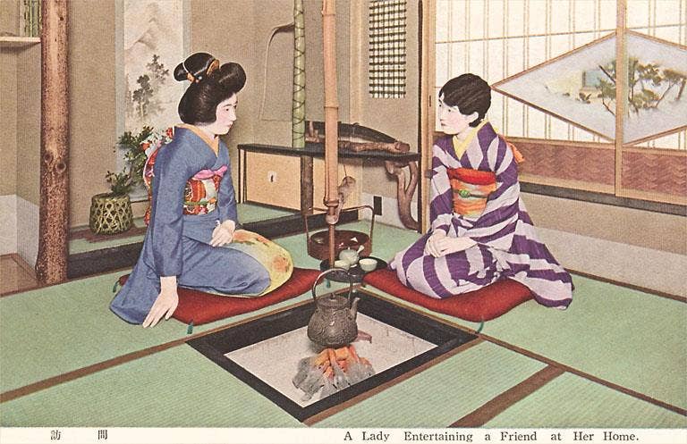 Found Image Press – wholesale Magnet – Magnet JN-103 Two Geishas, Photograph0