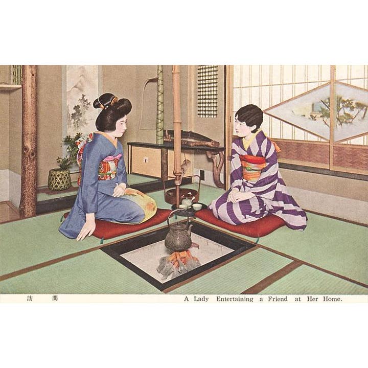 Found Image Press – wholesale Magnet – Magnet JN-103 Two Geishas, Photograph