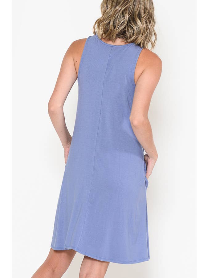 Burgundy Apparel - Wholesale Dress - Women's - TANK DRESS WITH POCKETS15