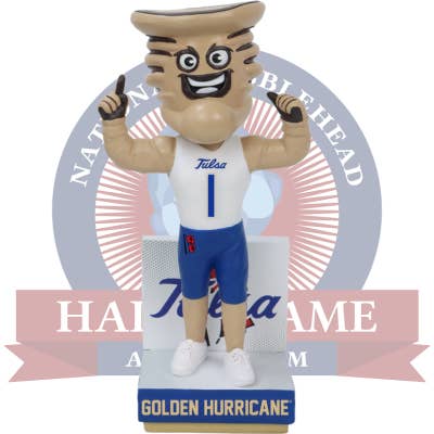 Gus T. Tulsa Golden Hurricane Mascotte Bobblehead pour la vente par National Bobblehead Hall of Fame and Museum