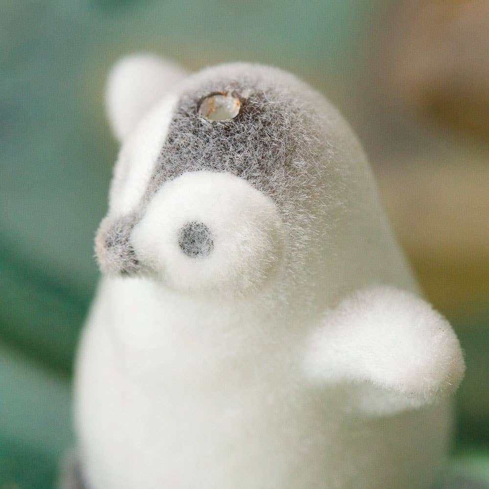 Factory Direct Craft - Wholesale Decorative Tabletop Object - 1" Miniature Flocked Baby Penguins (Bag of 6)1