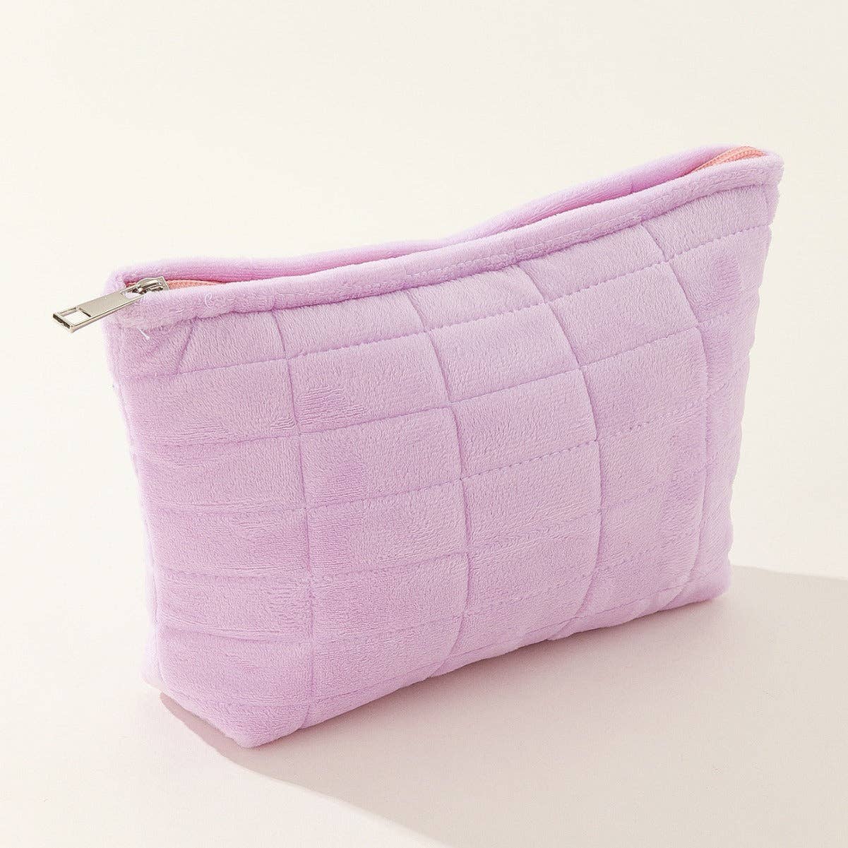 Dipped Shop – Engroshandel Kosmetiktaske – Ensfarvet stor kapacitet enkel makeup-taske DPB01094