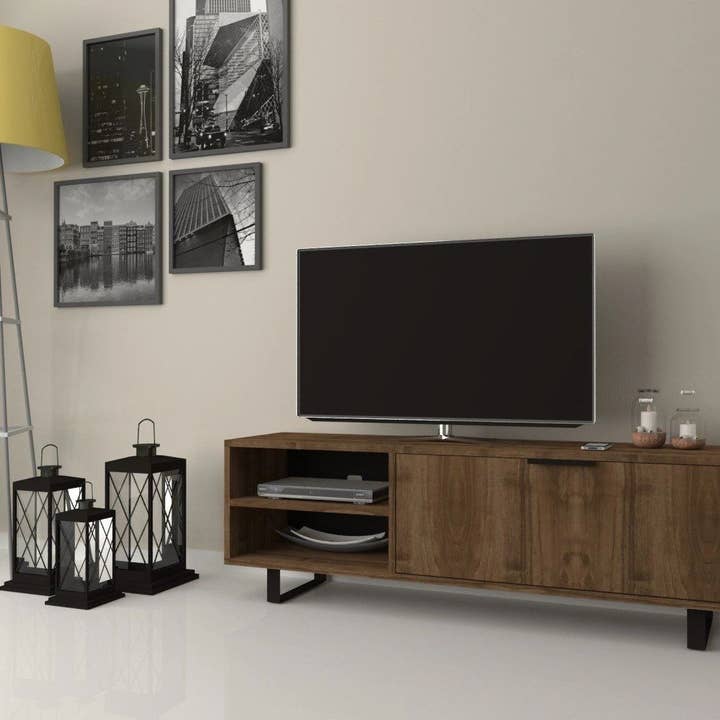 Nueva unidad de TV inteligente: televisor de hasta 55 pulgadas de color marrón nogal oscuro para venta al por mayor de Woohoo Sleep Like a Bear