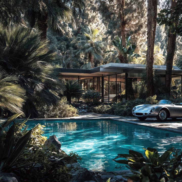 Stampa Fine Art - "Speedster Jungle" - C. Malsert per la vendita all'ingrosso da parte di Atelier Contemporain