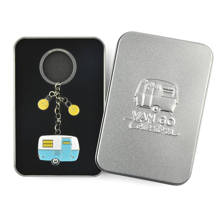 Sleutelhanger | The Iconic Collection | Boler | Lichtblauw voor wholesale door Van Go Collections