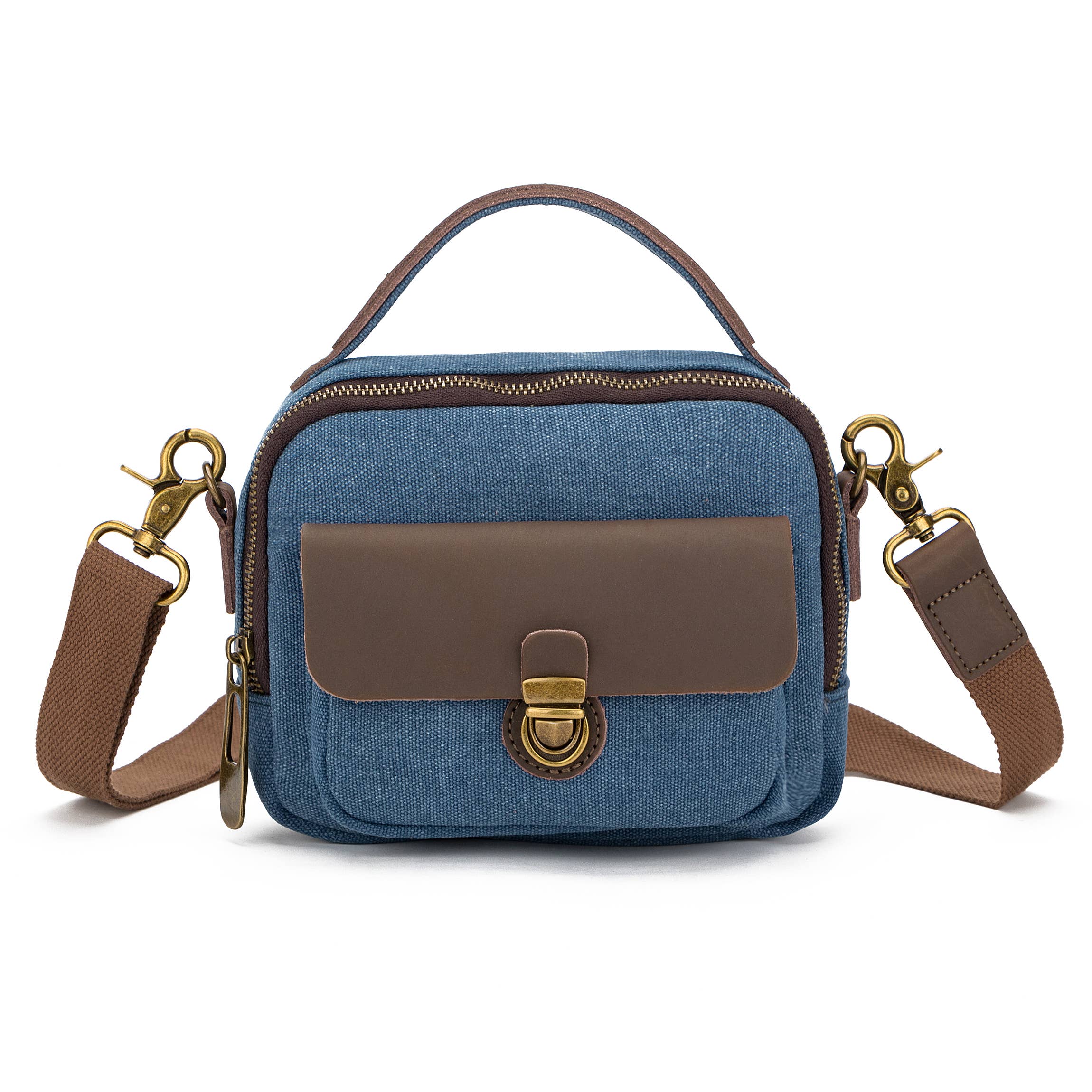 ZEDE PARIS – wholesale Messenger Bag – Women’s – Maison Blanche - Canvas and leather satchel1