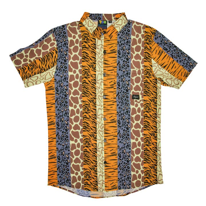 Estilo Animal - Camisa Elástica de 4 Vais por atacado de B Fresh Gear