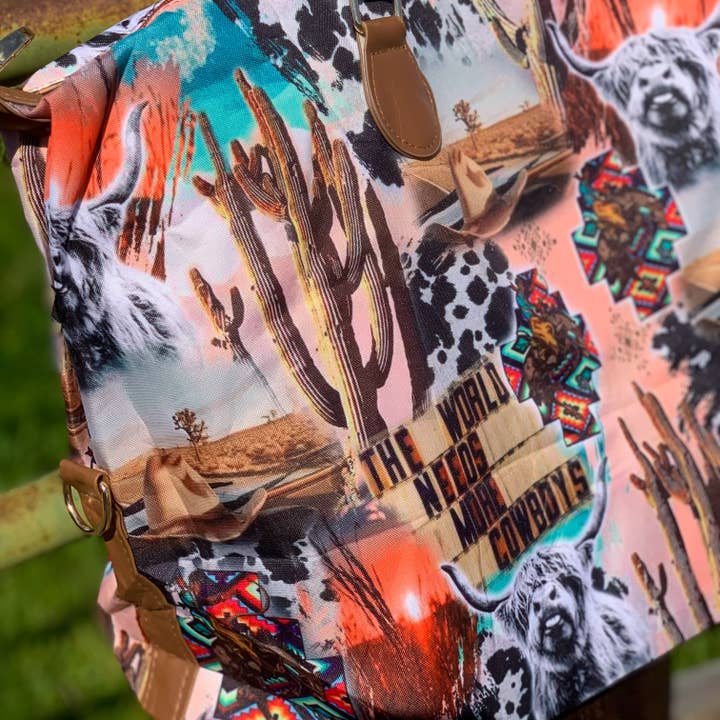 Blush Boutique LLC - Wholesale Weekender Bag - Women's - Cowboy Weekender Bag3
