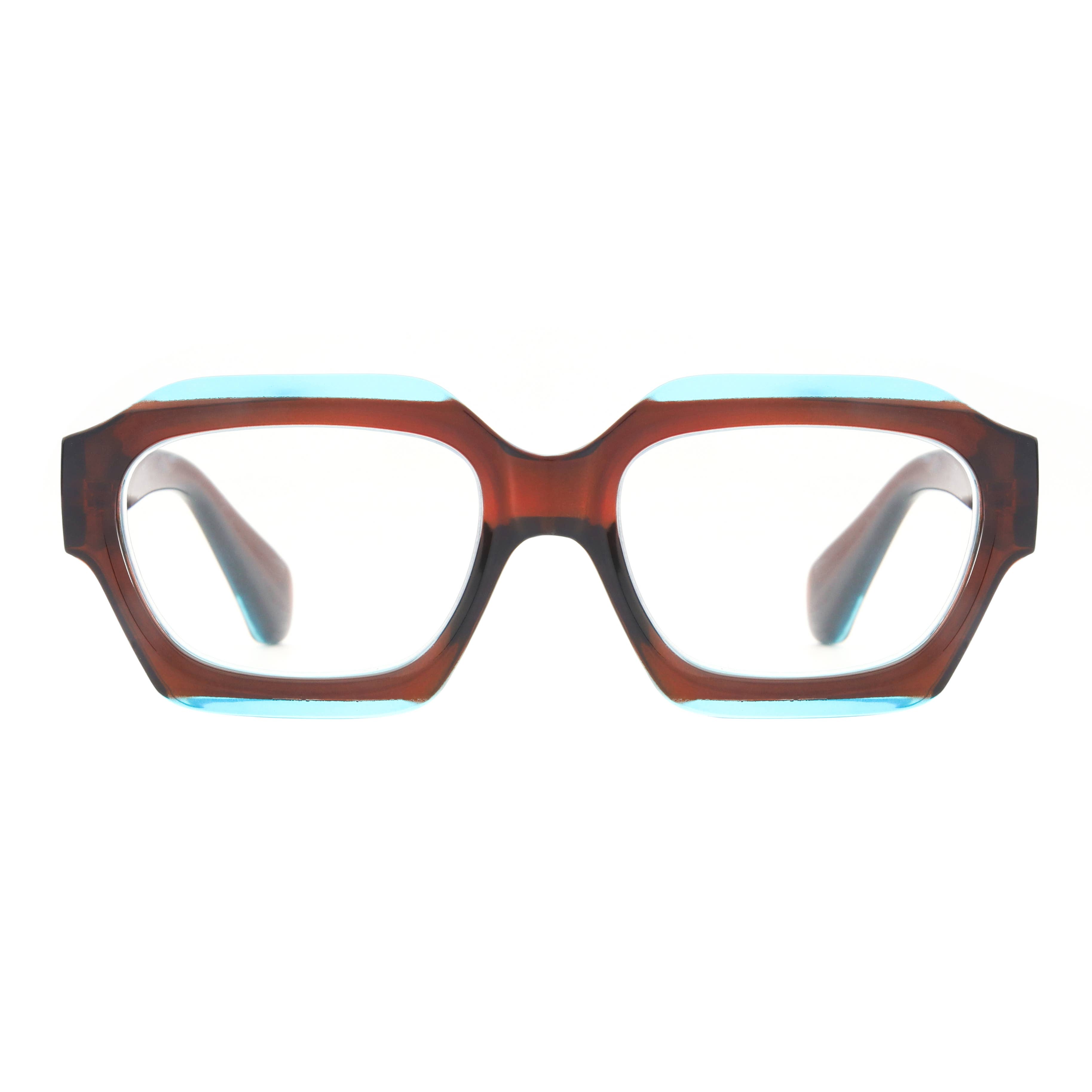 Ryan Simkhai Eyeshop - Wholesale Eyeglasses - Women's - HANI | Brown | Blue | Progressive Blue Light1