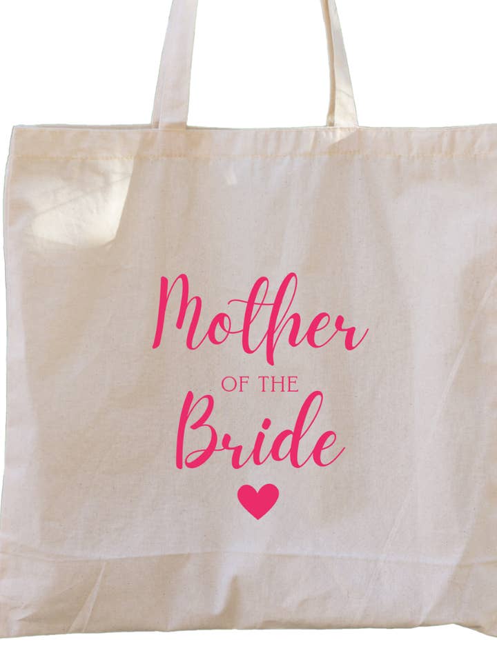 Second Ave Canvas Mother of The Bride Pink Hen Do Bag for wholesale by Second Ave Gift Company