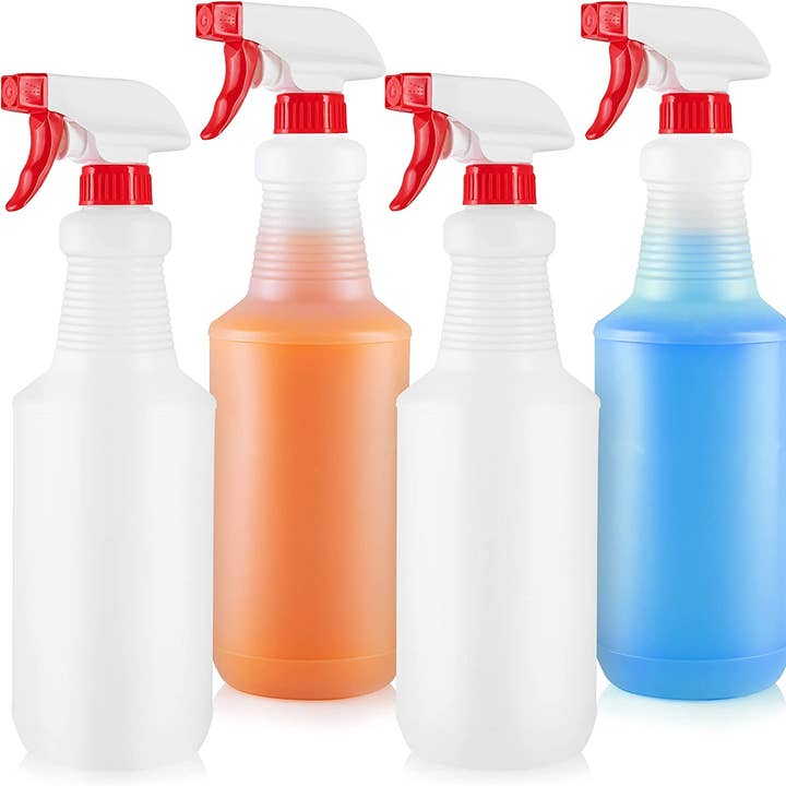 32oz Spray Bottle - Heavy Duty (4 Pack) for wholesale by Zulay Kitchen