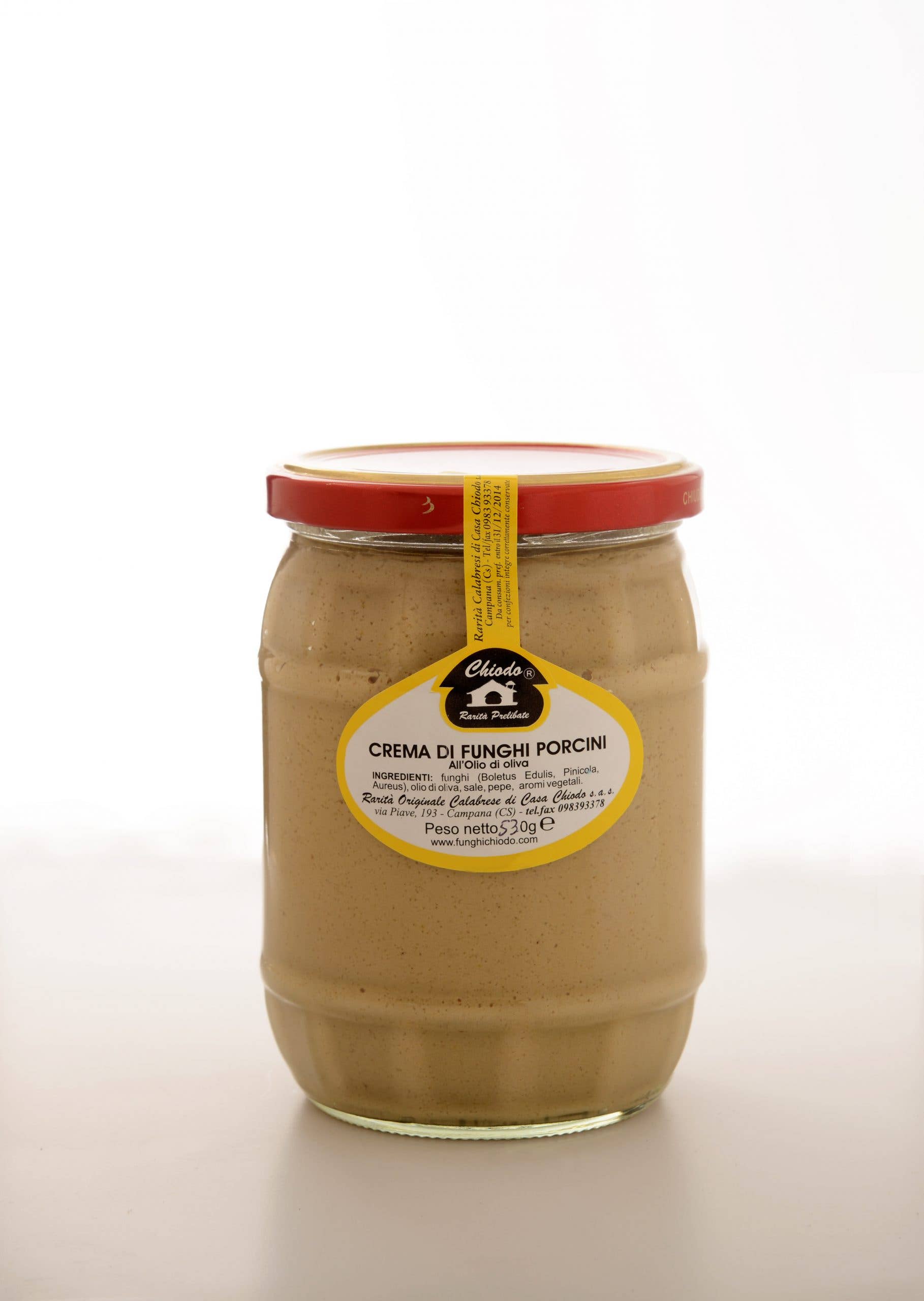Funghi Chiodo - Wholesale Saus - Eekhoorntjesbroodjescrème - alleen Calabrische paddenstoelen1