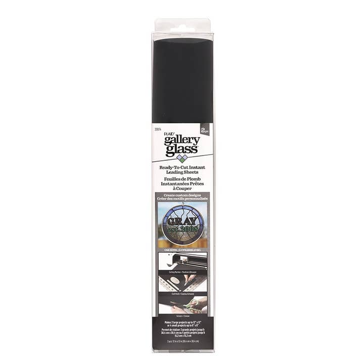 Gallery Glass ® Ready-to-Cut Instant Leading Sheets 12x12 in for wholesale by Plaid Crafts