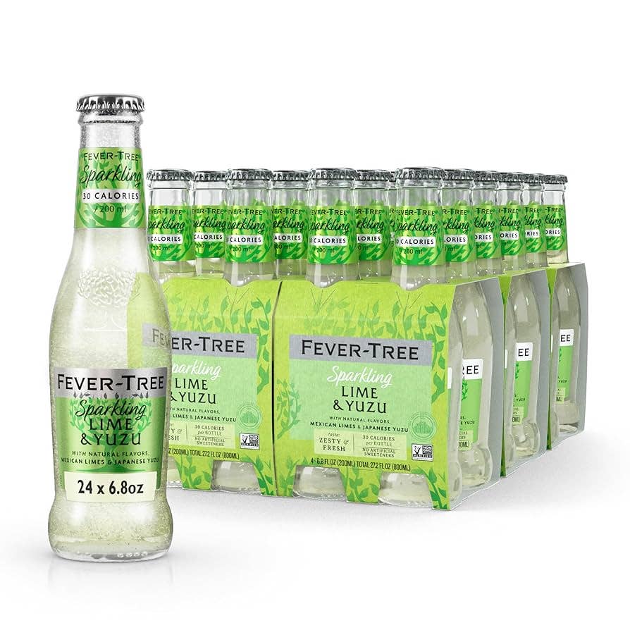 L&F Universal Goods - Wholesale Soda/Carbonated Drink - Fever-Tree Sparkling Lime & Yuzu 24/200mL Bottles0