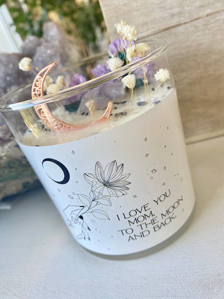 I love you mom to the moon kaars voor wholesale door Lunastry