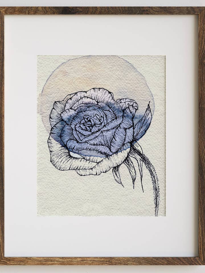 Delicate Rose Art Print for wholesale by Jradartdesign