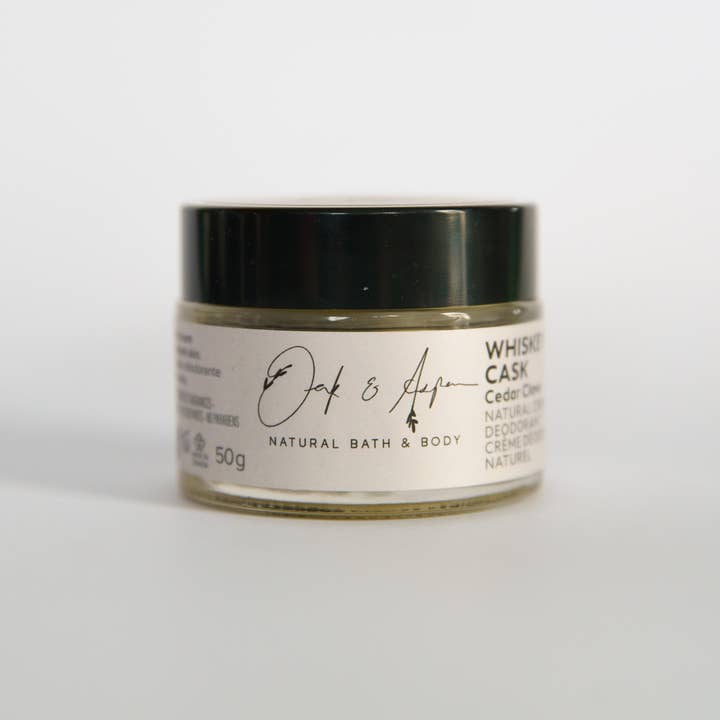 Oak & Aspen Soapery - Wholesale Deodorant - Unisex - Deodorant: Whiskey Cask