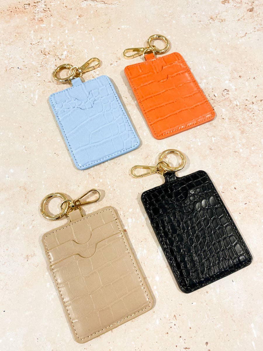 Angels Whisper Accessories - Wholesale Card holder – women's - Croc Keyring Card Holder4