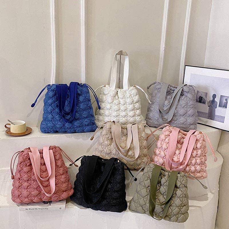 Sweetkama - Wholesale Shoulder Bag - Women's - Ladies Puffer Light Weight Cloud Handbag SKAB0156