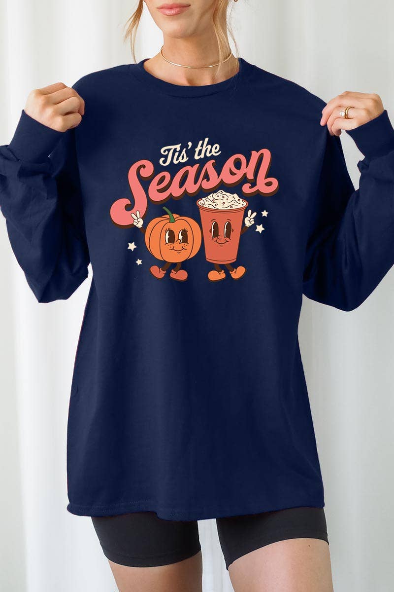 COLORBEAR - Wholesale Graphic Sweatshirt - Women's - TIS' THE SEASON,PUMPKIN SPICE LATTE UNISEX RIB CUFFS LONG6
