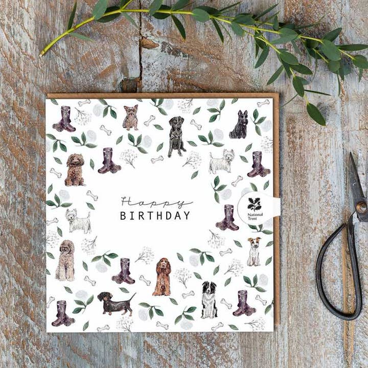Toasted Crumpet – wholesale Birthday card – Happy Birthday (Dogs Pure) Card