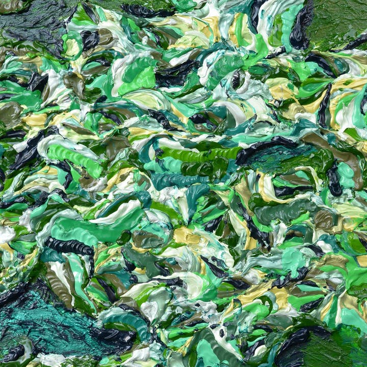 Deforestation – Nature-Inspired Abstract Painting | 17 1/4 x 21 1/4 Inches for wholesale by Brianne Valentino LLC