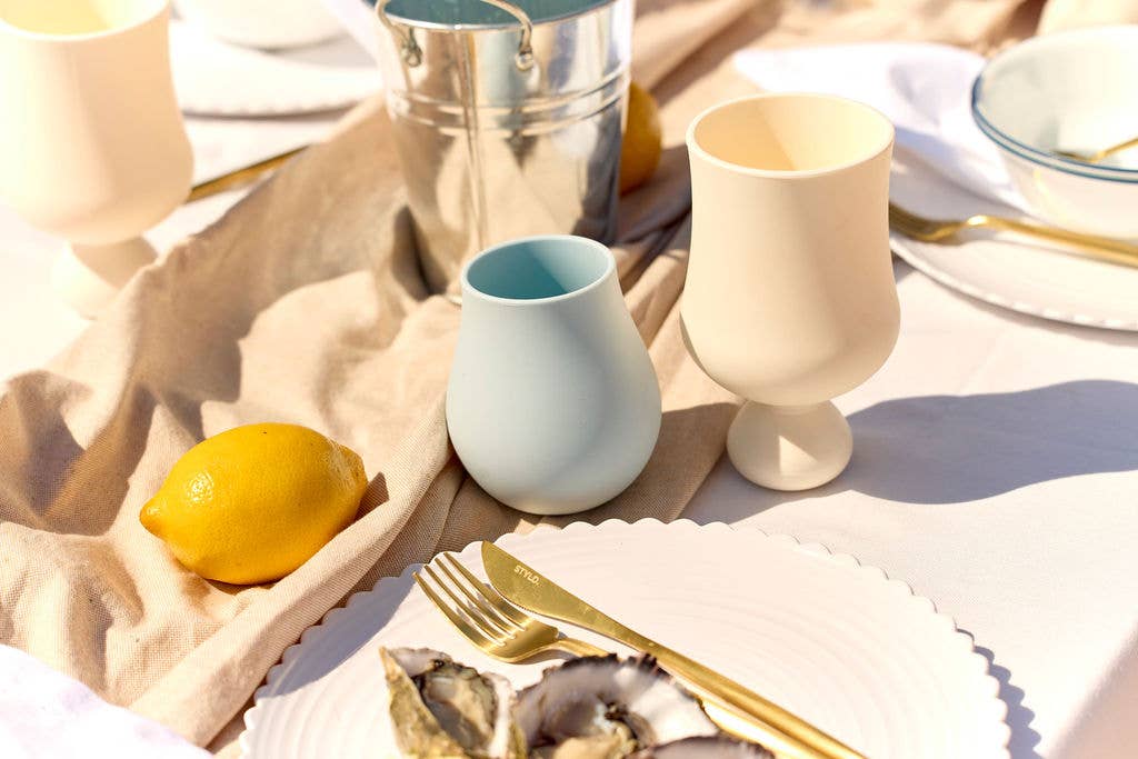 STYLD. – wholesale Drinking glass/cup – Bubble Gin Cup Set | Unbreakable Silicone 11