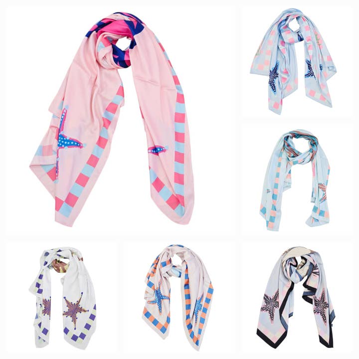 Seidige lange Schals 92 für den Großhandel von Nola by bijusol