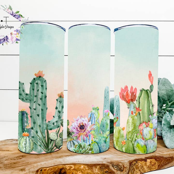 Cactus en fleurs pour la vente par Brooke Taylor Designs