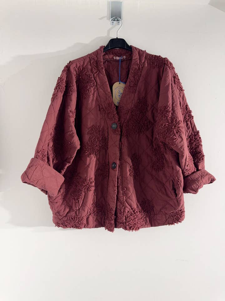 Happy look - Wholesale Jacket - Women's - Women's quilted cotton jacket – 3D embroidery, embossed4