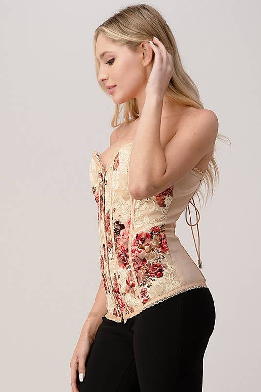 Lydia USA - Wholesale Corset - Women's - Lace Floral Corset5