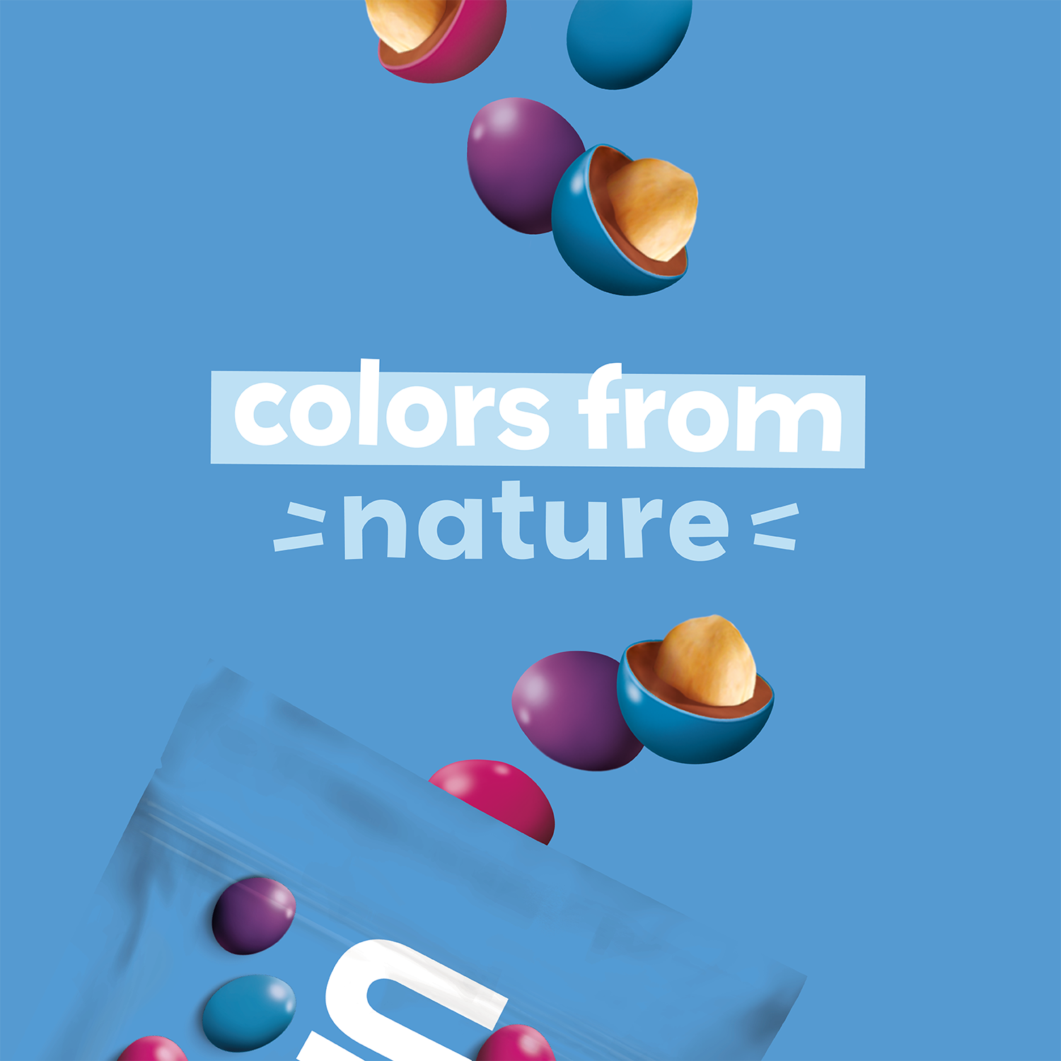 UNREAL - Vente Friandises enrobées de chocolat - Pierres de cacahuètes au chocolat noir - Étui pour 64