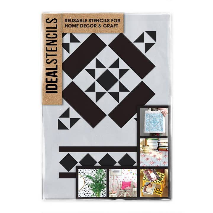 Victorian Tile Pattern Stencil for wholesale by Ideal Stencils