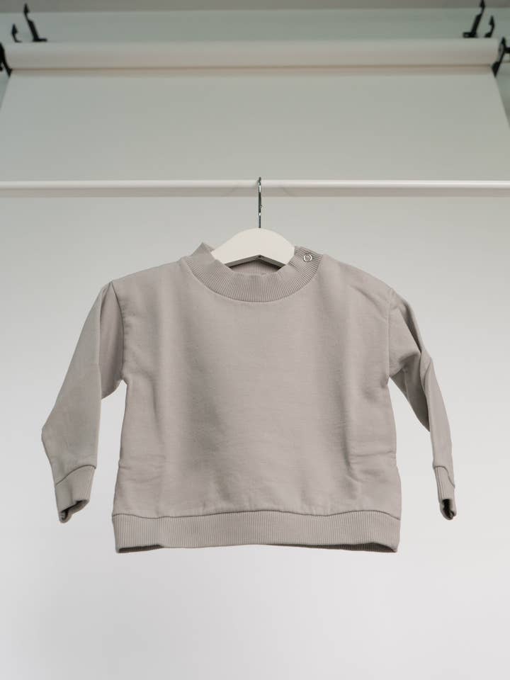 Grå Overdimensioneret Sweater for engroshandel hos Studio Clay