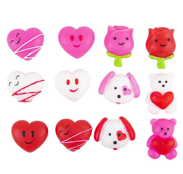 La Luna Bella - Toys - Wholesale Classic Toy - Kids - 1.5" VALENTINES' GUMMY CHARACTERS LLB kids toys1