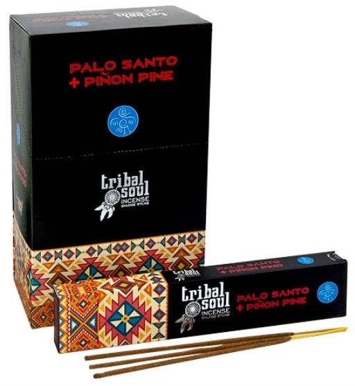 International Gifts Ltd. - Wholesale Incense - Tribal Soul Palo Santo Pinon Pine 15G 7.8``-011