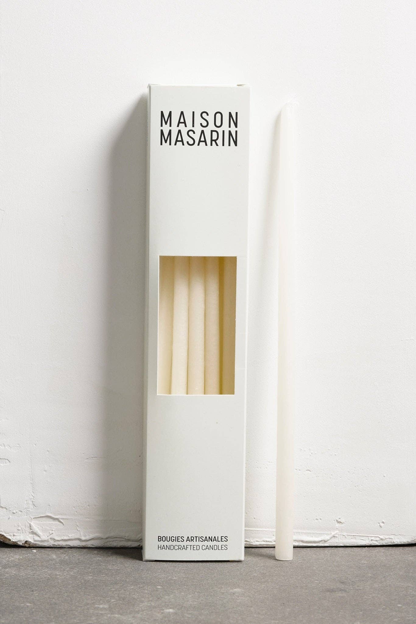 Maison Masarin – Vela/castiçal cónico por atacado – Velas artesanais francesas de florista - pacote com 1020