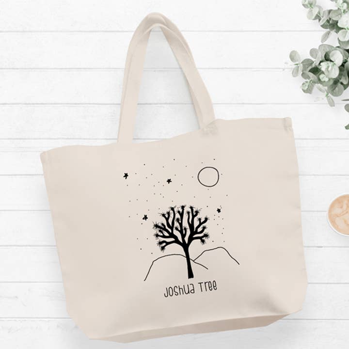 Joshua Tree Tote Bag, National Park Tote for wholesale by Sycamore Creek Makers