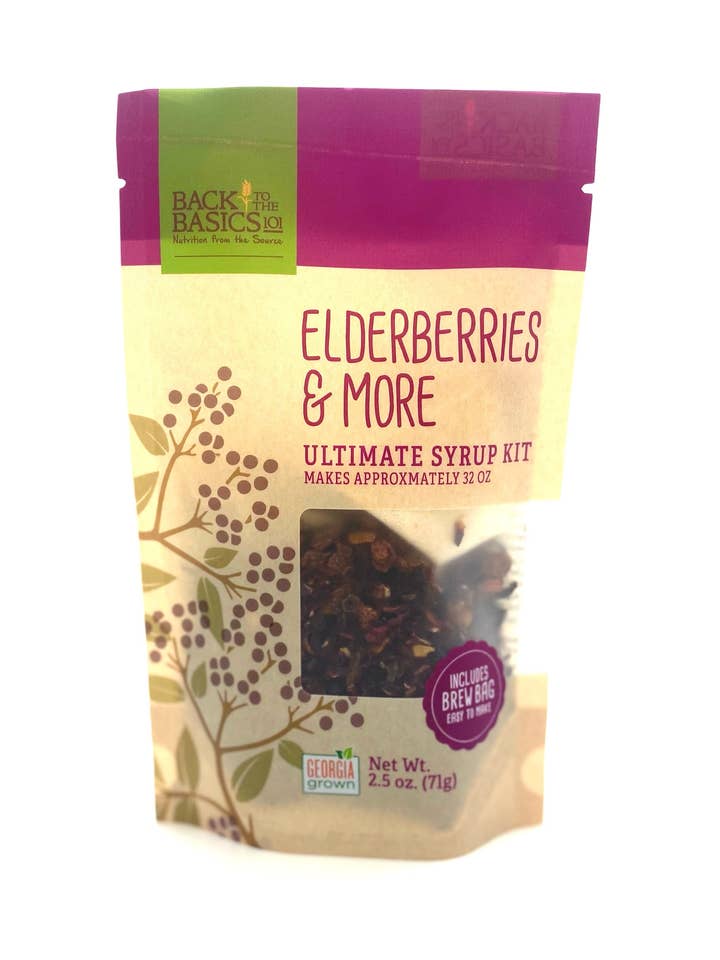 Elderberries & More Ultimate Syrup Kit (DIY) for wholesale by Back To The Basics
