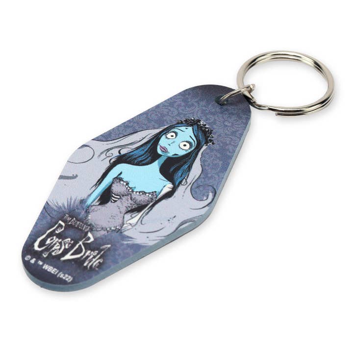 Open Road Brands, LLC - Wholesale Keychain - Unisex - Tim Burton's Corpse Bride Emily Motel Keychain