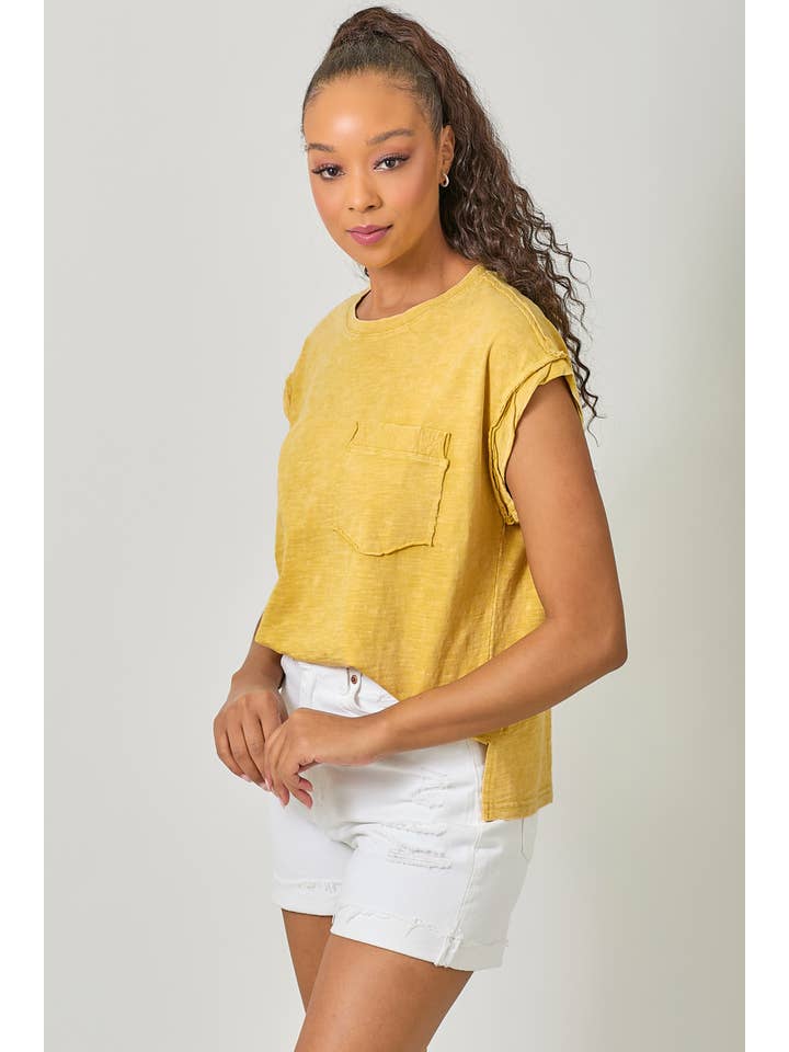 Mystree - Wholesale T-Shirt - Women's - 61119 Washed Slouchy Essential Tee23