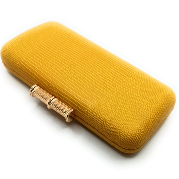 BRANDELIA - Venta al por mayor Bolso de mano - Mujer - Cartera De Mano Bolso Fiesta · Bambú Mostaza