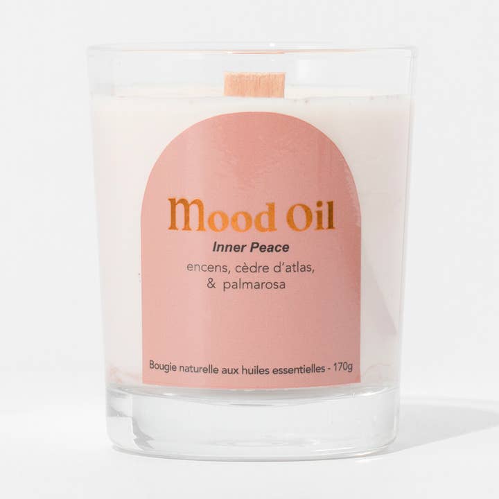 Vela de Paz Interior - Meditação Humor - vela artesanal por atacado de Mood Oil