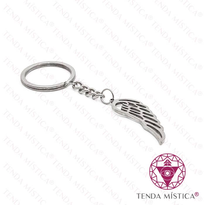Tenda Mística – wholesale Keychain – Unisex – Silver Wing Key Holder0